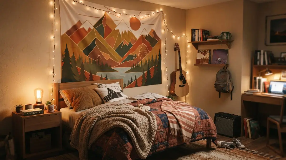 Add Warmth with a Wall Tapestry
