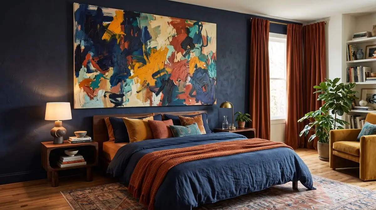 Art-Led Bedroom