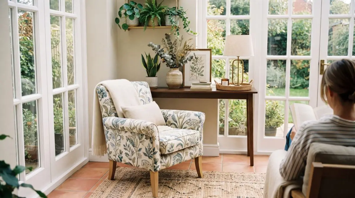 Console Table for Display Behind Seating