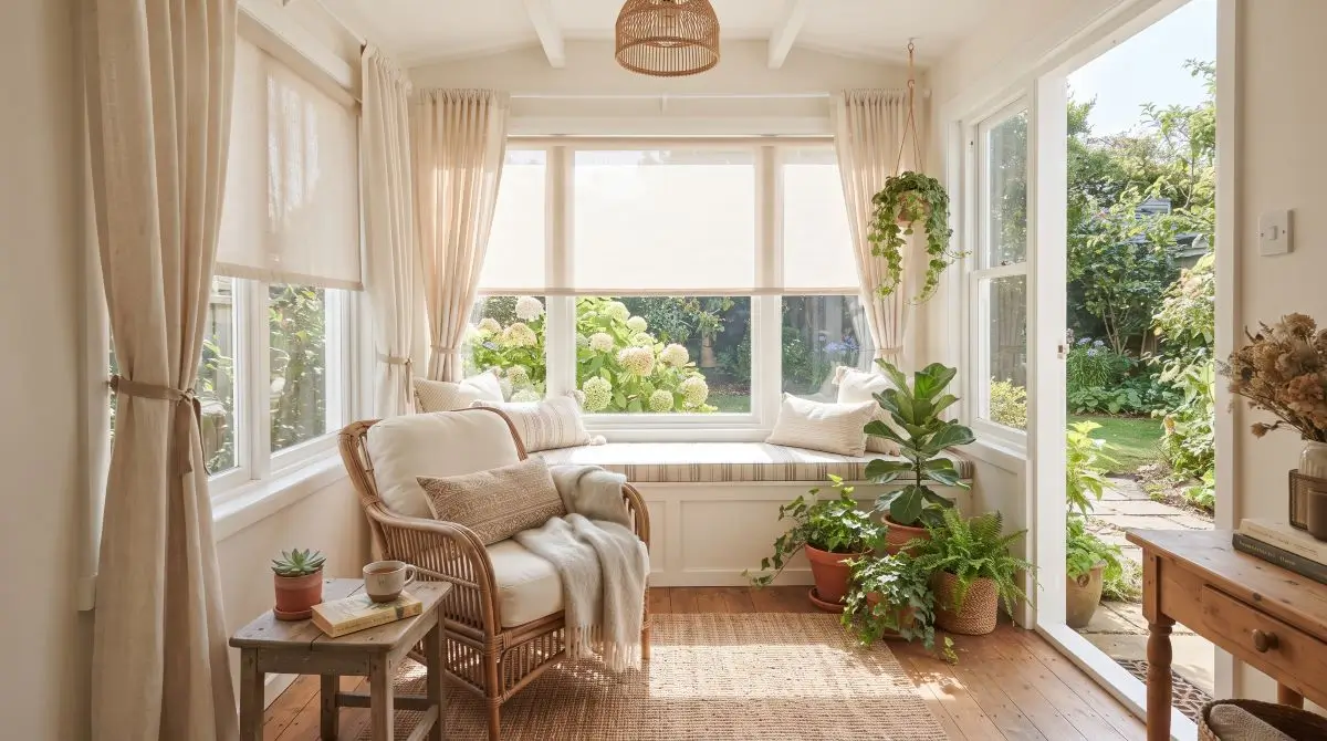 Cotton Curtains or Light Shades for Sun Control