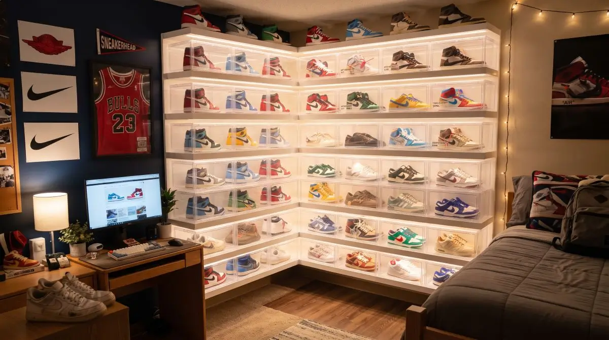 Curate a Sneakerhead Display Corner