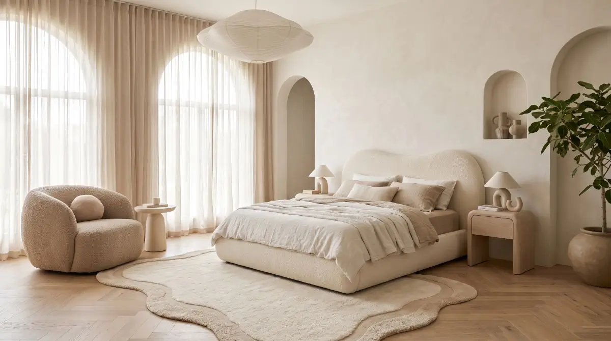 Curved Furniture Bedroom