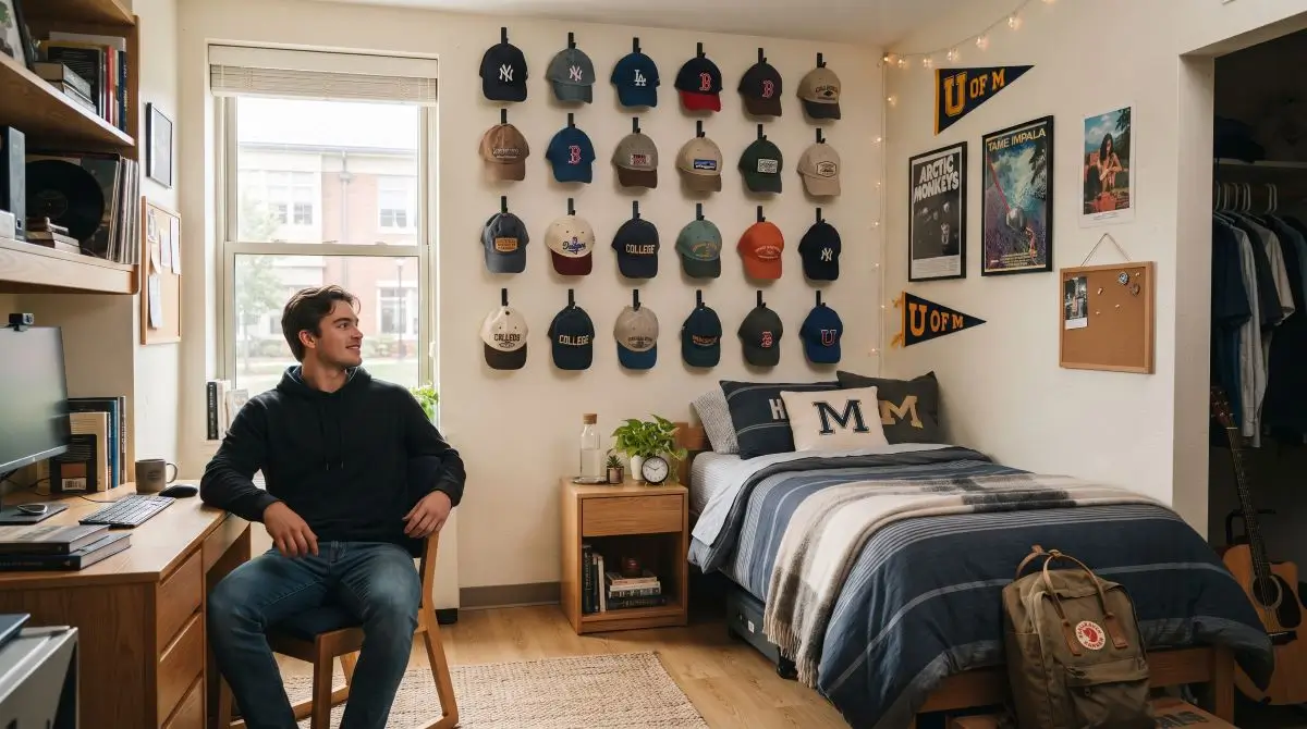 Display Accessories Using a Hat Wall