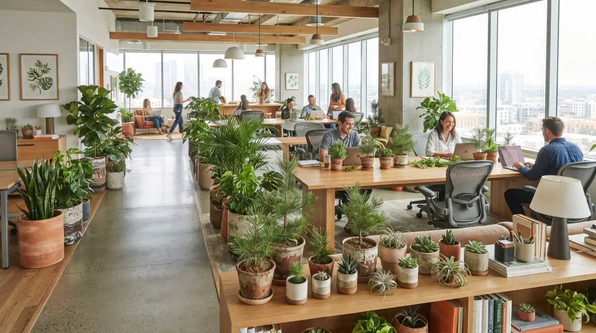Eco-Friendly Potted Greenery