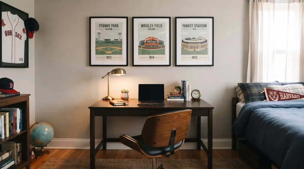 Feature Sports-Themed Wall Art with a Mature Twist