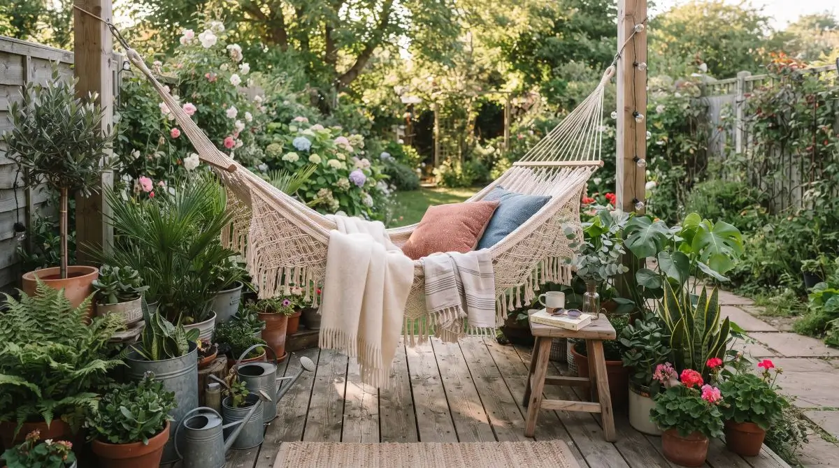 Hammock or Hanging Chair for Relaxation