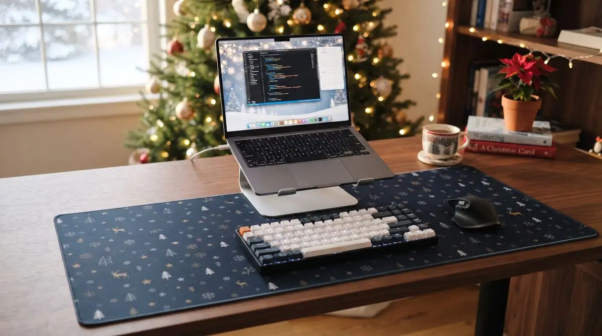 Holiday-Themed Desk Mats