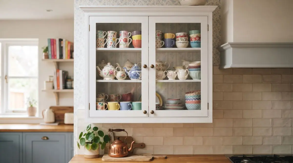 Hutch or Wall Cabinet Display