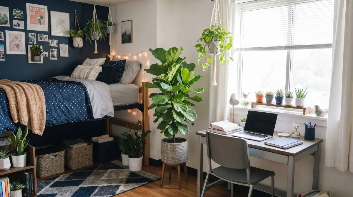 Include Small Plants for a Natural Touch