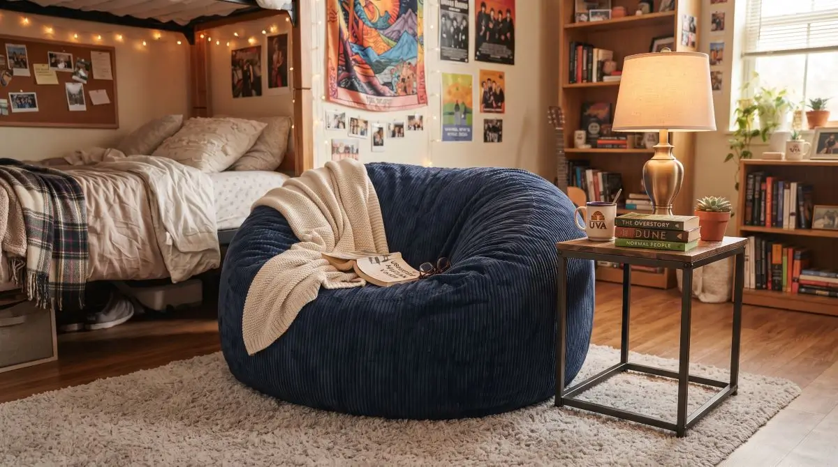 Incorporate Casual Seating with a Bean Bag or Lounge Chair