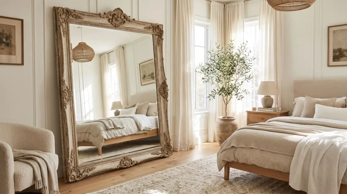 Mirror-Focused Bedroom