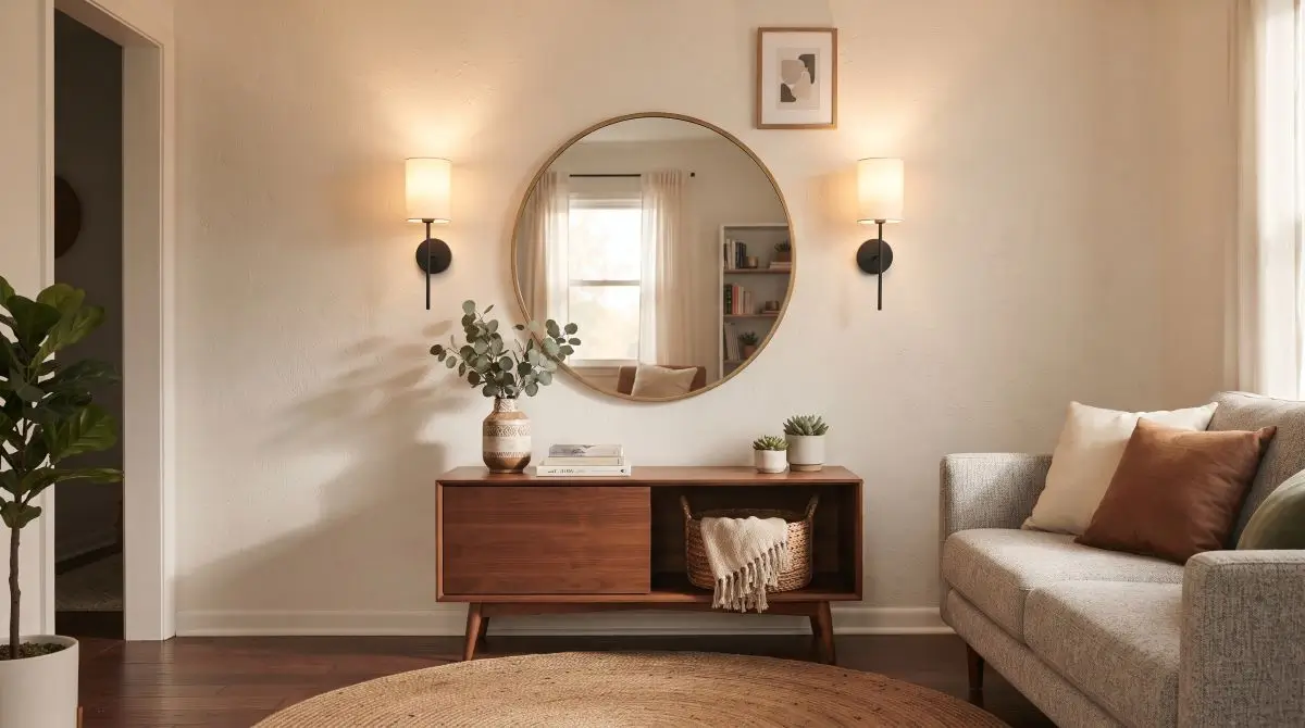 Mirror and Sconce Pairing