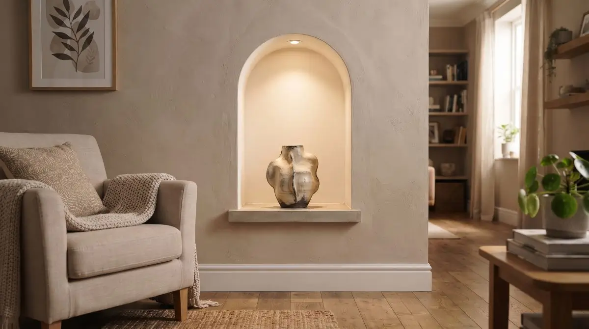 Narrow Wall Niche Styling