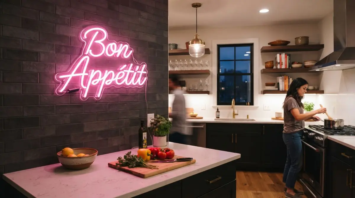 Neon or LED Word Sign