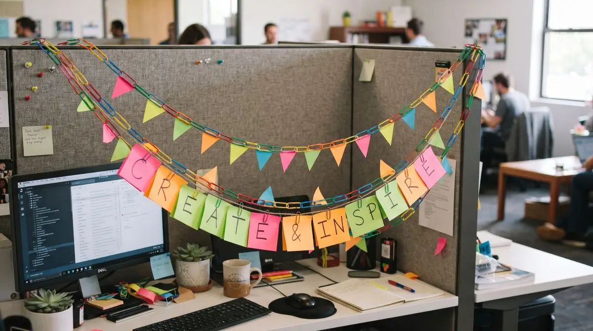 Office-Supply Garlands