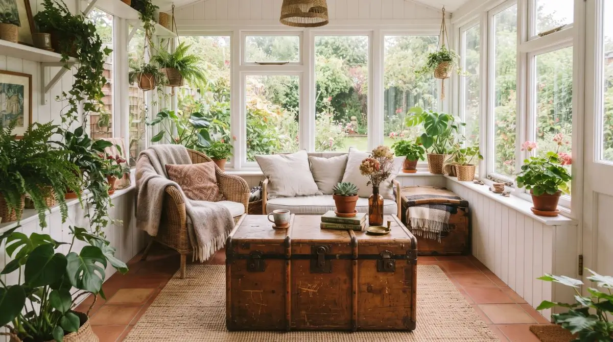Old Trunk or Vintage Chest as Coffee Table
