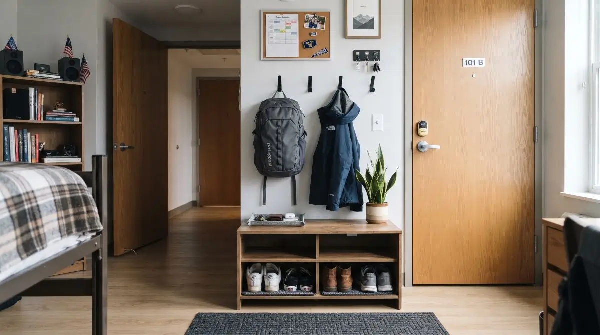 Organize an Entry Zone with Hooks and Storage