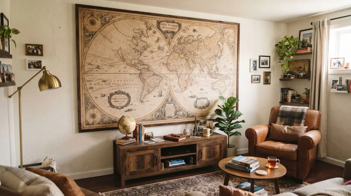 Oversized Wall Map or Travel Print