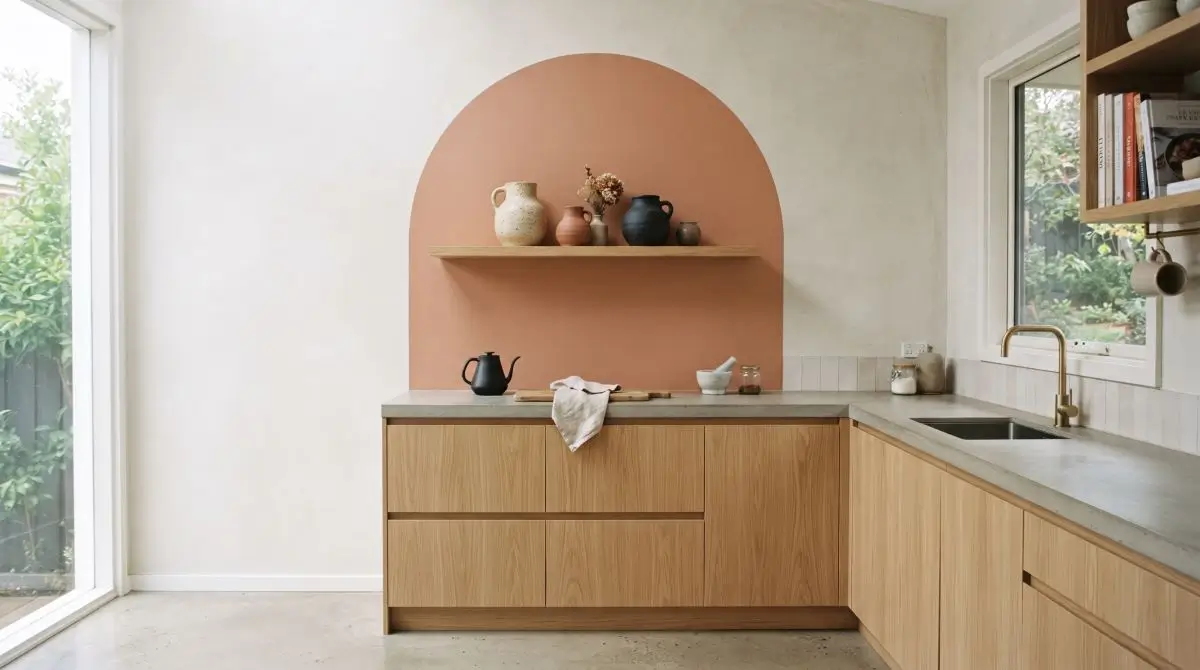 Painted Arch or Geometric Accent Wall