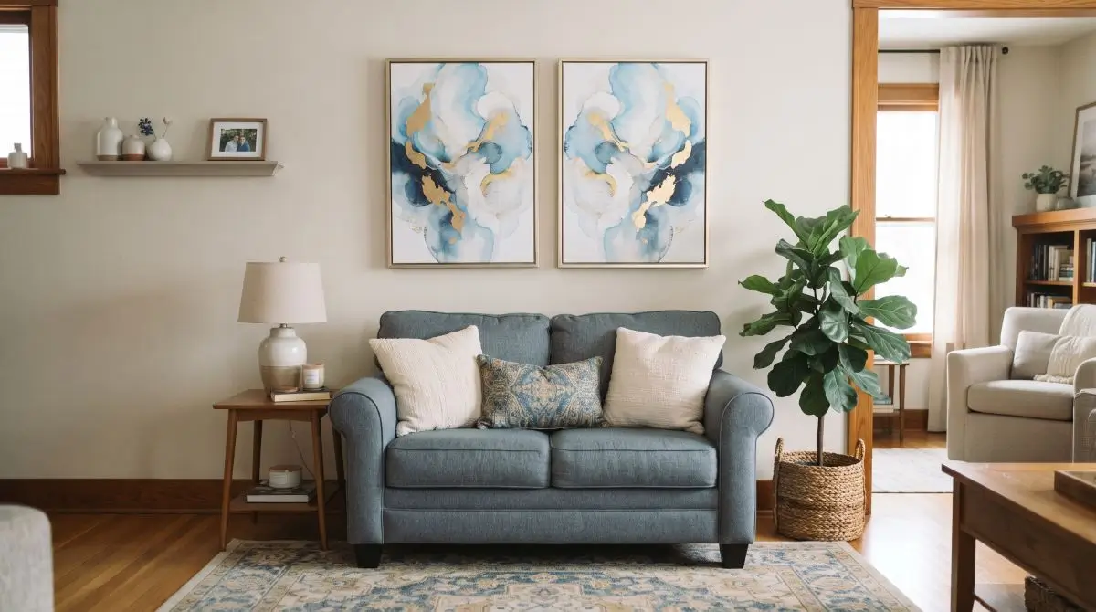 Pair of Matching Art Pieces