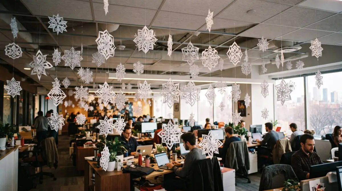 Paper Snowflake Installations
