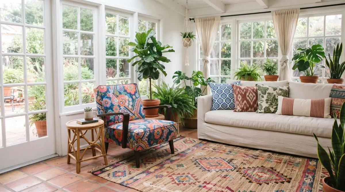 Pattern Play with Textiles and Furniture