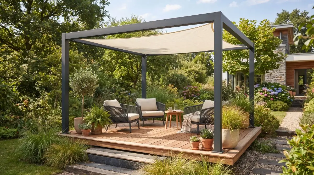 Pergola or Shade Sail for Comfortable Shade