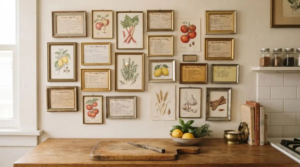 Recipe Art Wall (Handwritten or Vintage)