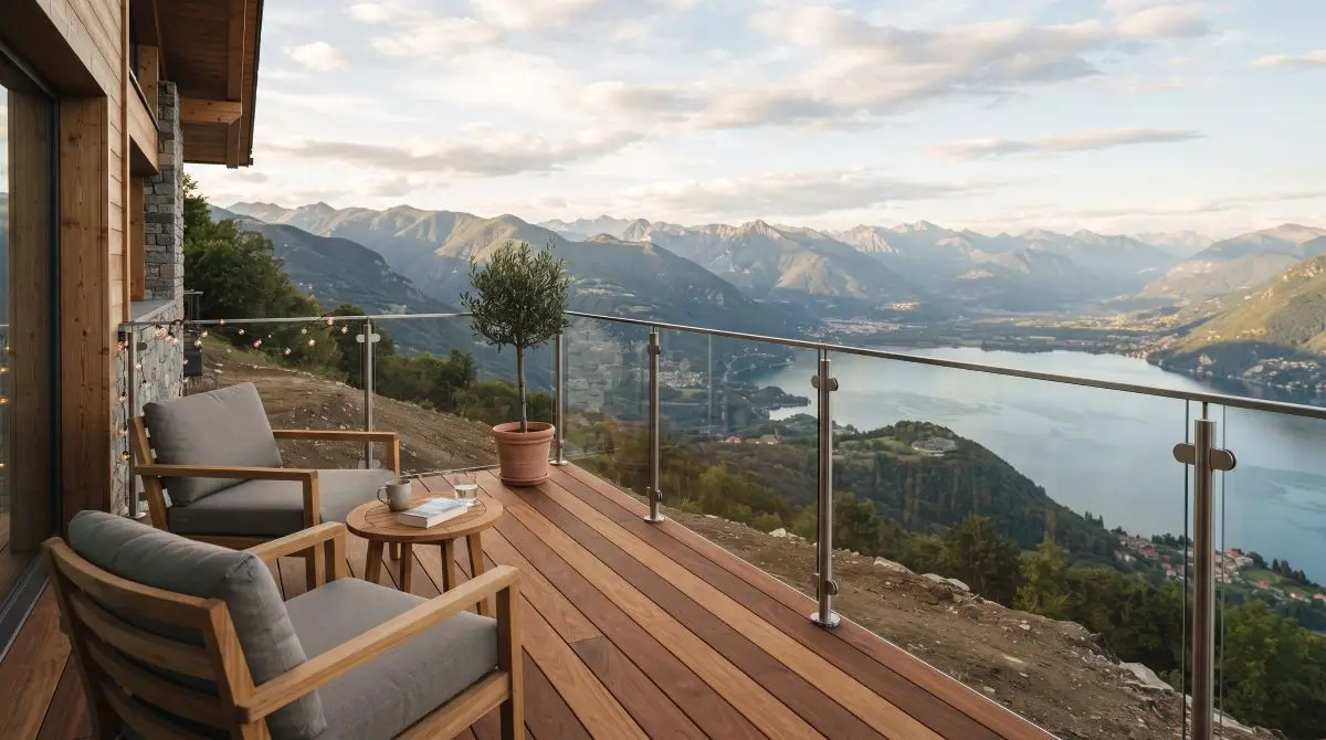 See-Through Railings for Open Views