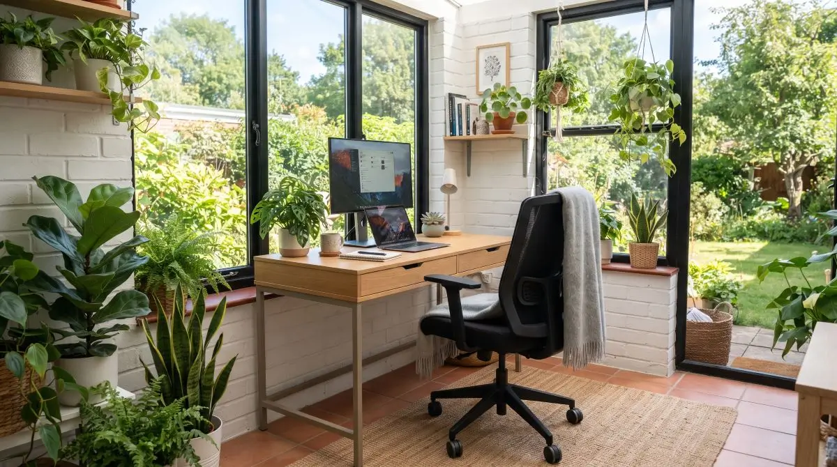 Small Home Office Corner