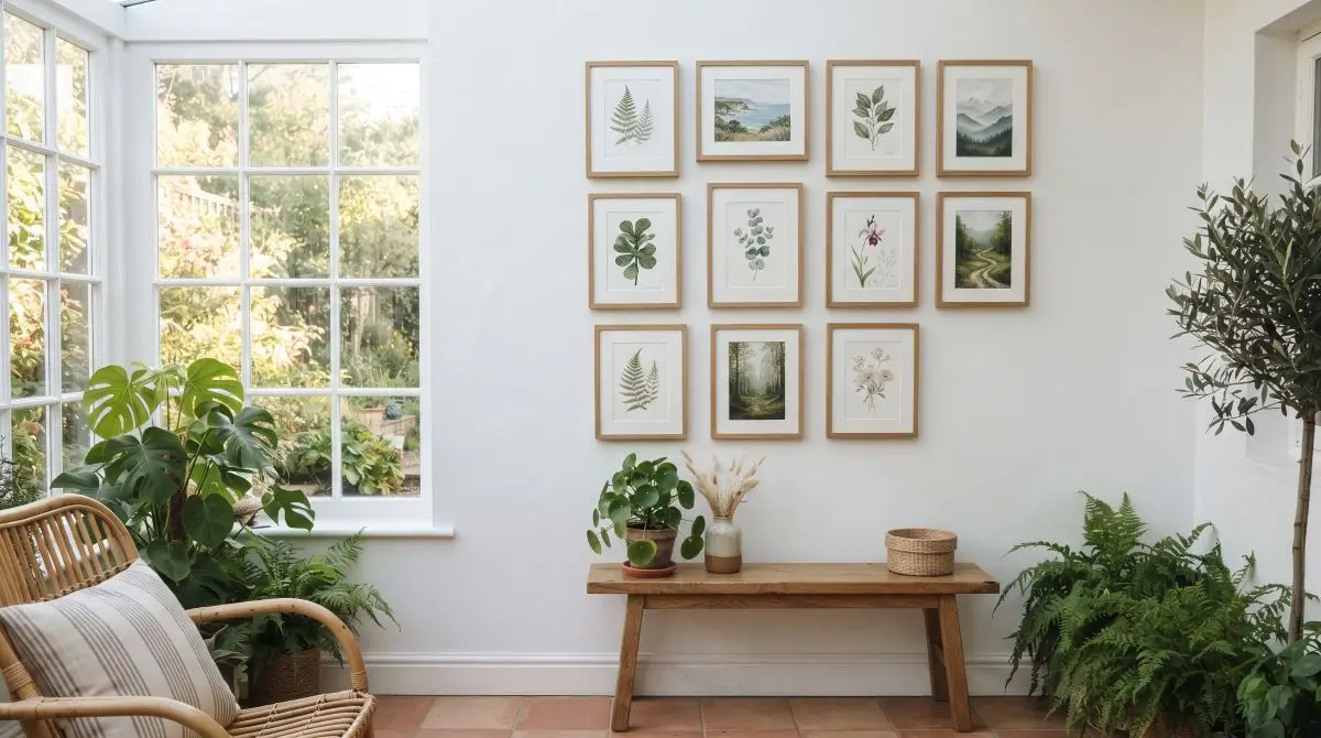 Small-Scale Art Gallery Wall