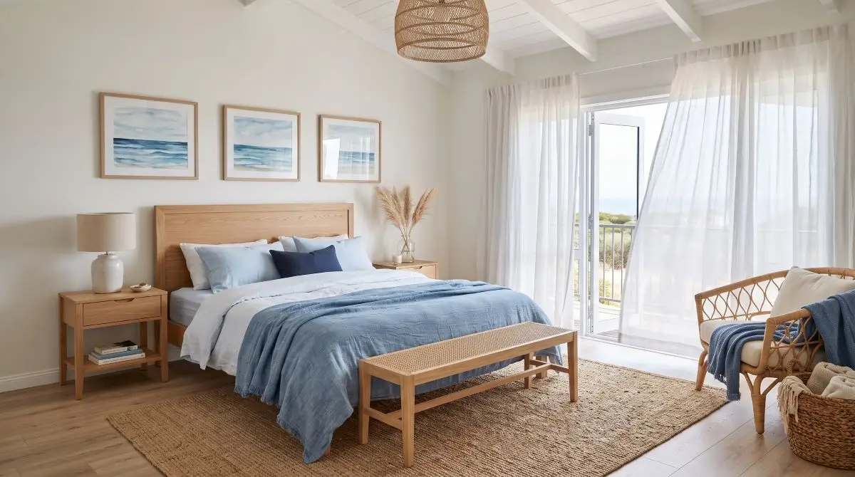 Soft Coastal Bedroom