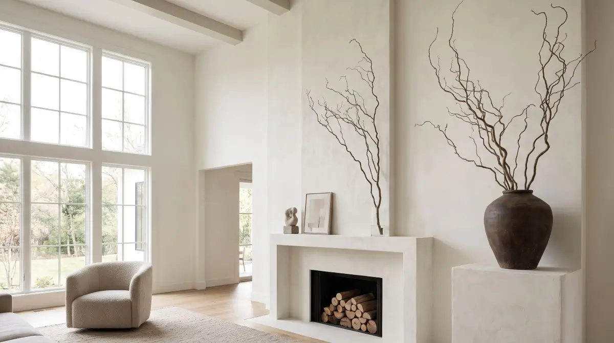 Statement Vase with Tall Branches