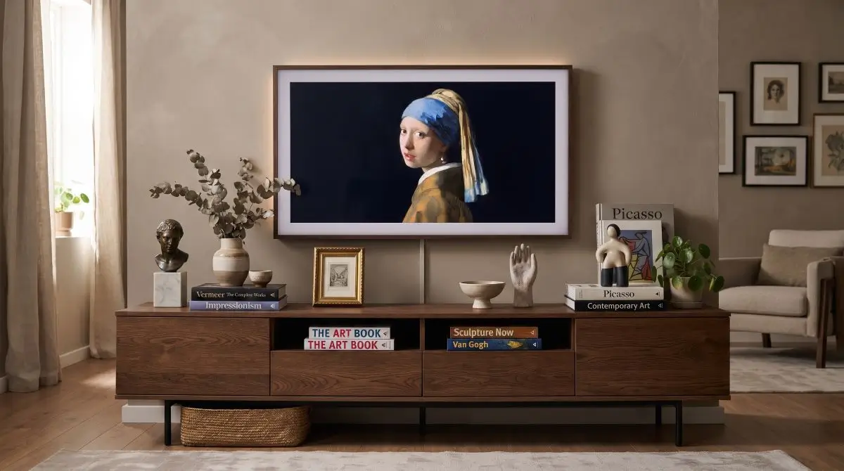 Turn Your TV Stand into an Art Display Zone