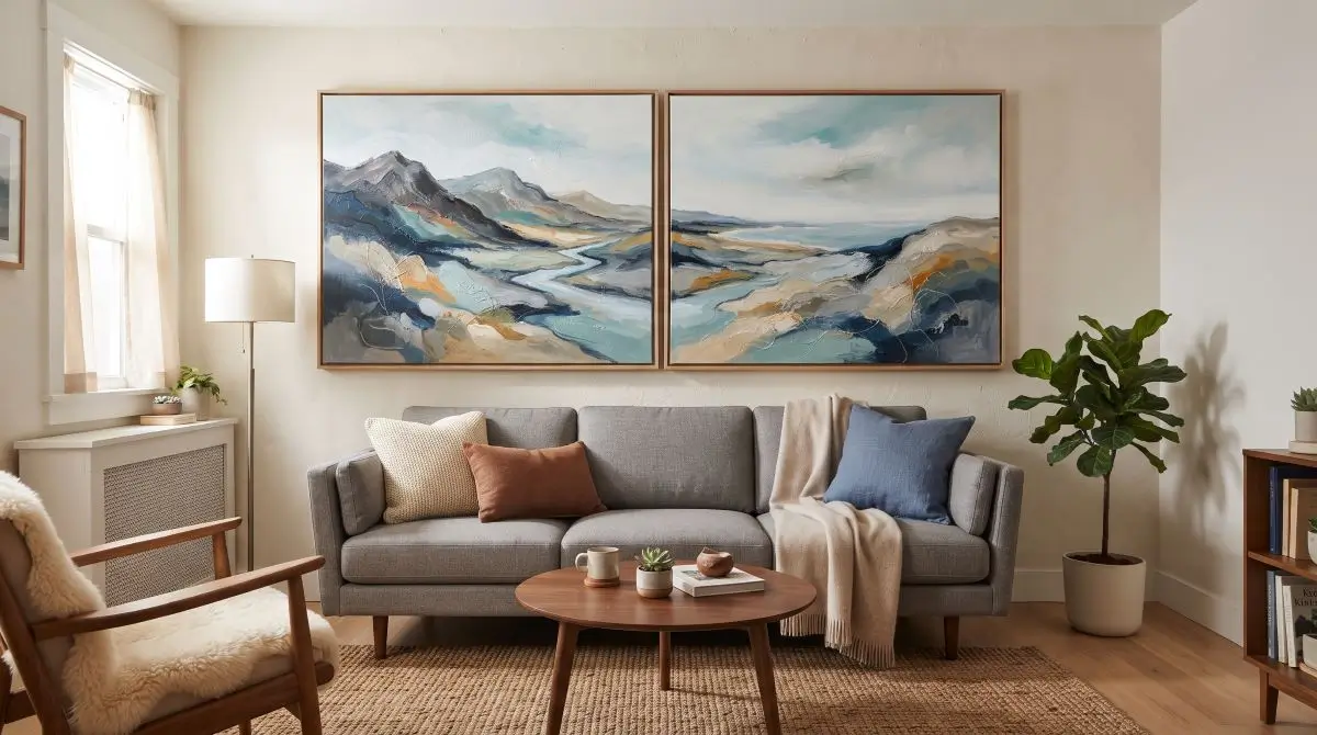 Two-Piece Oversized Diptych