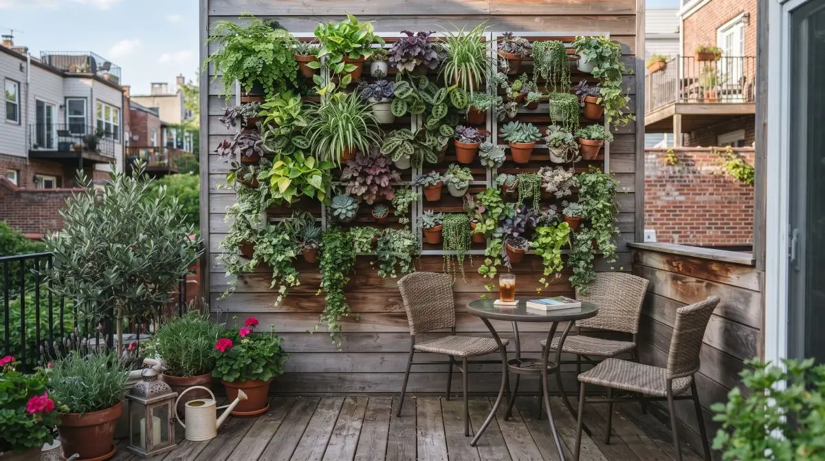 Vertical Garden for a Lush Feel