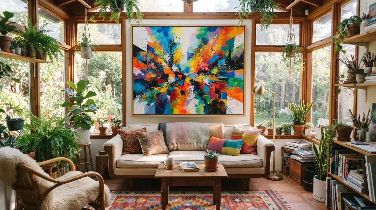 Visual Focal Point to Anchor the Space